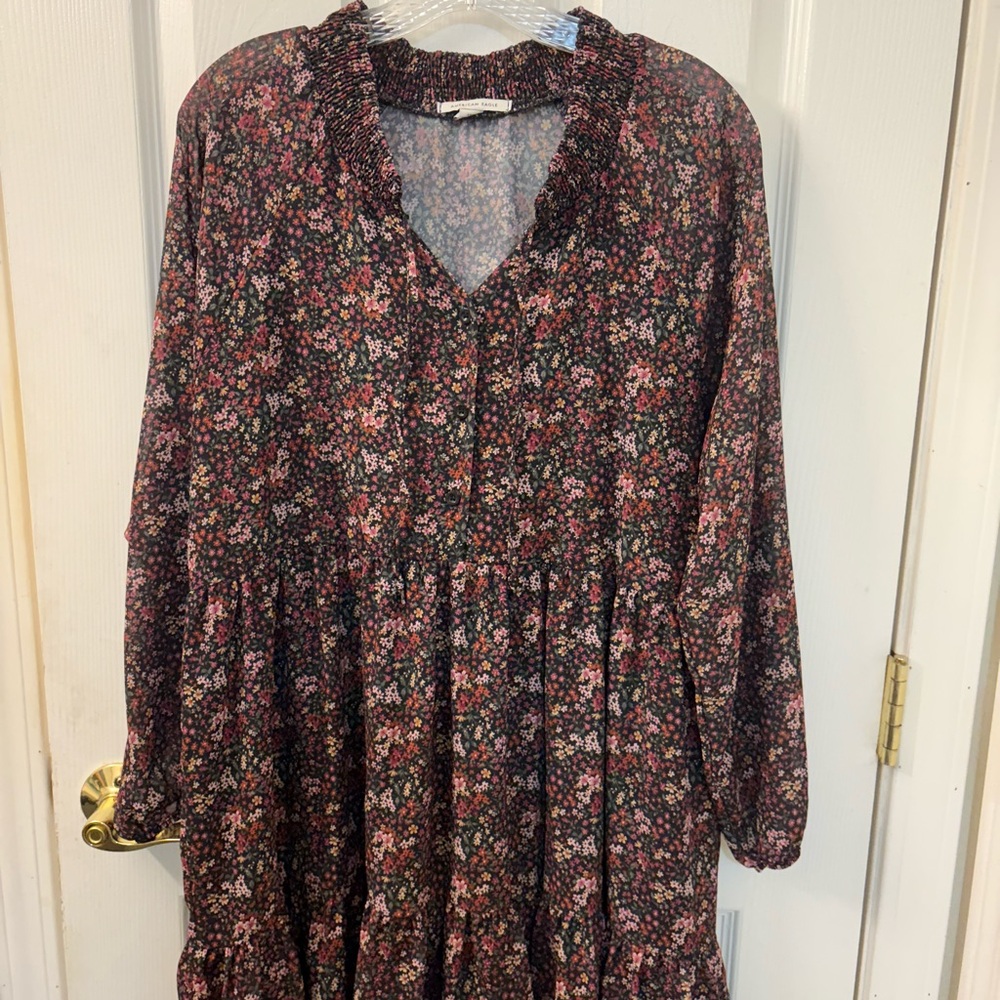 American Eagle Outfitters Floral Smocked Dress